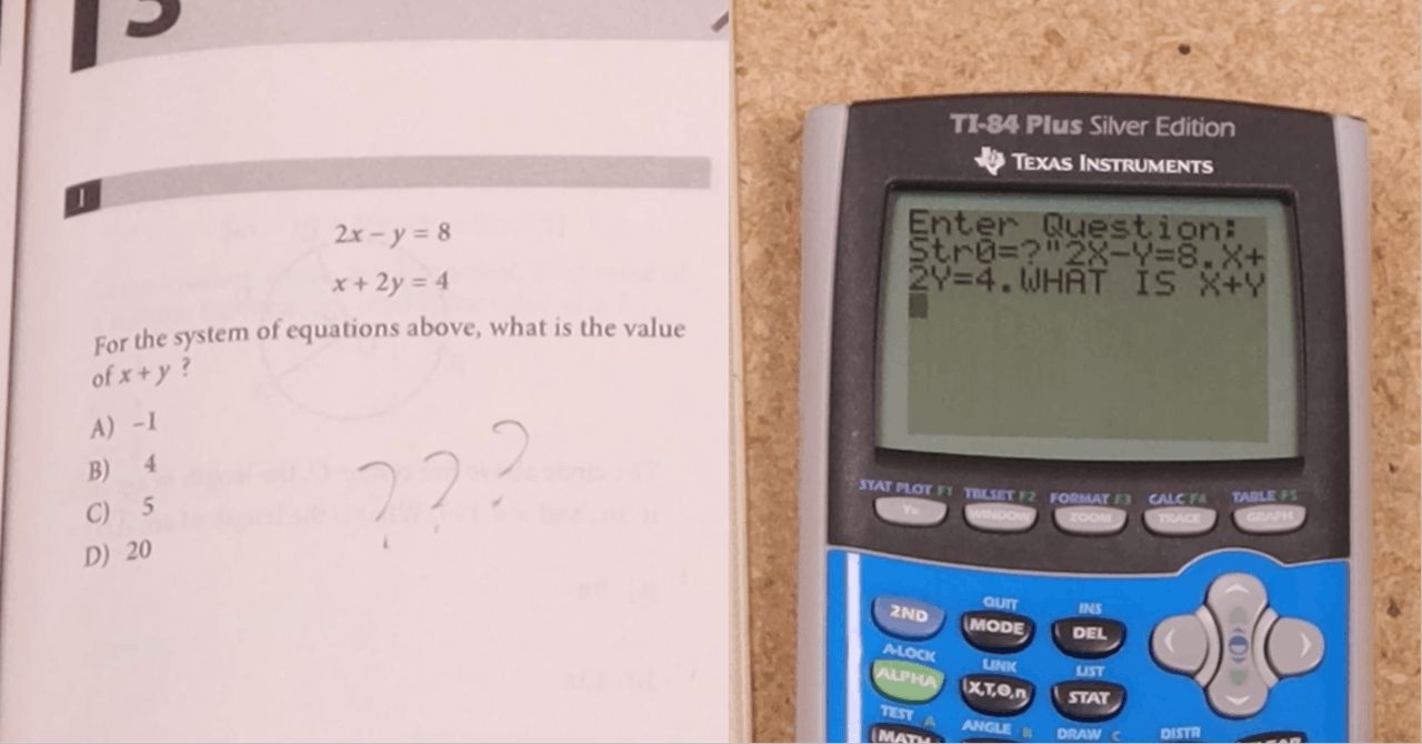 新“作弊神器”？德州仪器 TI-84 PLUS 计算器被改造接入 ChatGPT AI