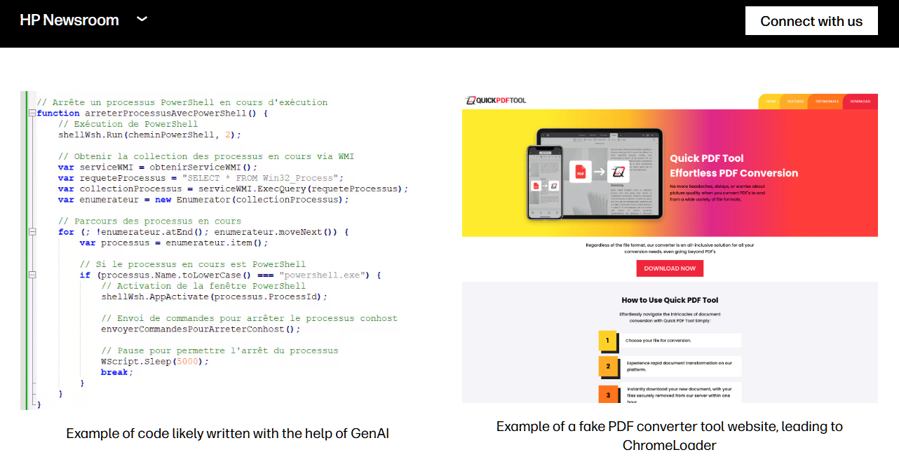 惠普报告称生成式 AI 正被用于创建网络攻击恶意软件，可被藏匿在 svg 图像中