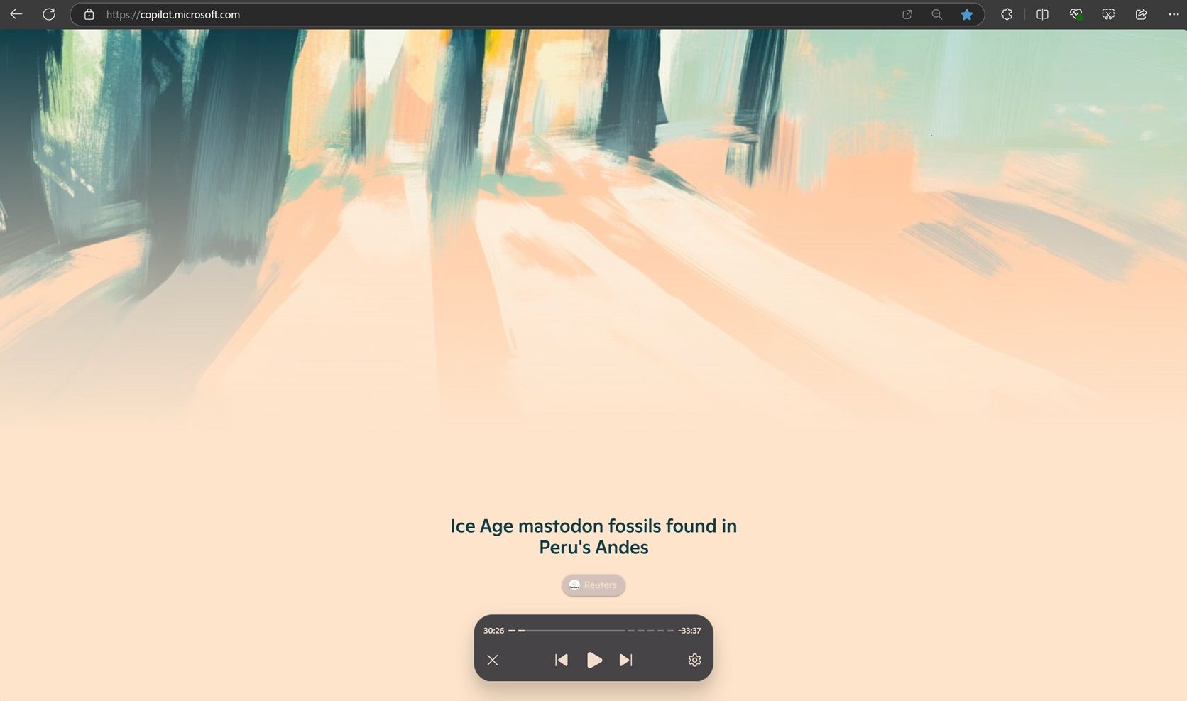微软 Copilot 变身新闻主播:时长 4 分钟、4 种语音,AI 网罗热点和用户偏好信息 微软 Copilot 变身新闻主播:时长 4 分钟、4 种语音,AI 网罗热点和用户偏好信息