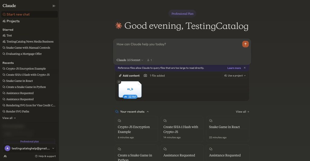 Claude AI 被曝正研发新功能，突破 20 万 tokens 文件处理上限