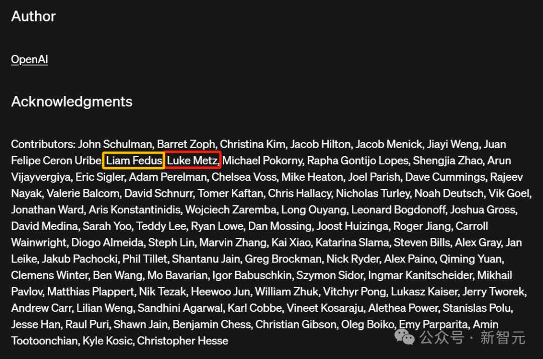 ChatGPT 幕后大佬、o1 推理模型作者 Luke Metz 官宣从 OpenAI 离职