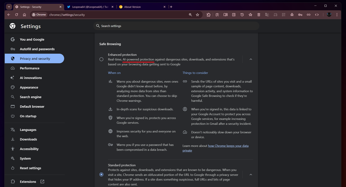 AI 无处不在:谷歌将为 Chrome 浏览器增强保护模式引入人工智能 AI 无处不在:谷歌将为 Chrome 浏览器增强保护模式引入人工智能
