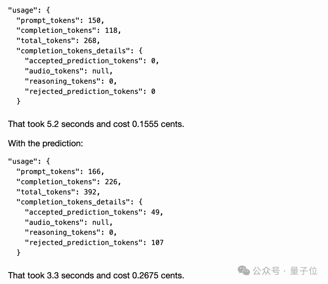 GPT-4o 加钱能变快,新功能“预测输出”7 秒完成原先 23 秒的任务 GPT-4o 加钱能变快,新功能“预测输出”7 秒完成原先 23 秒的任务