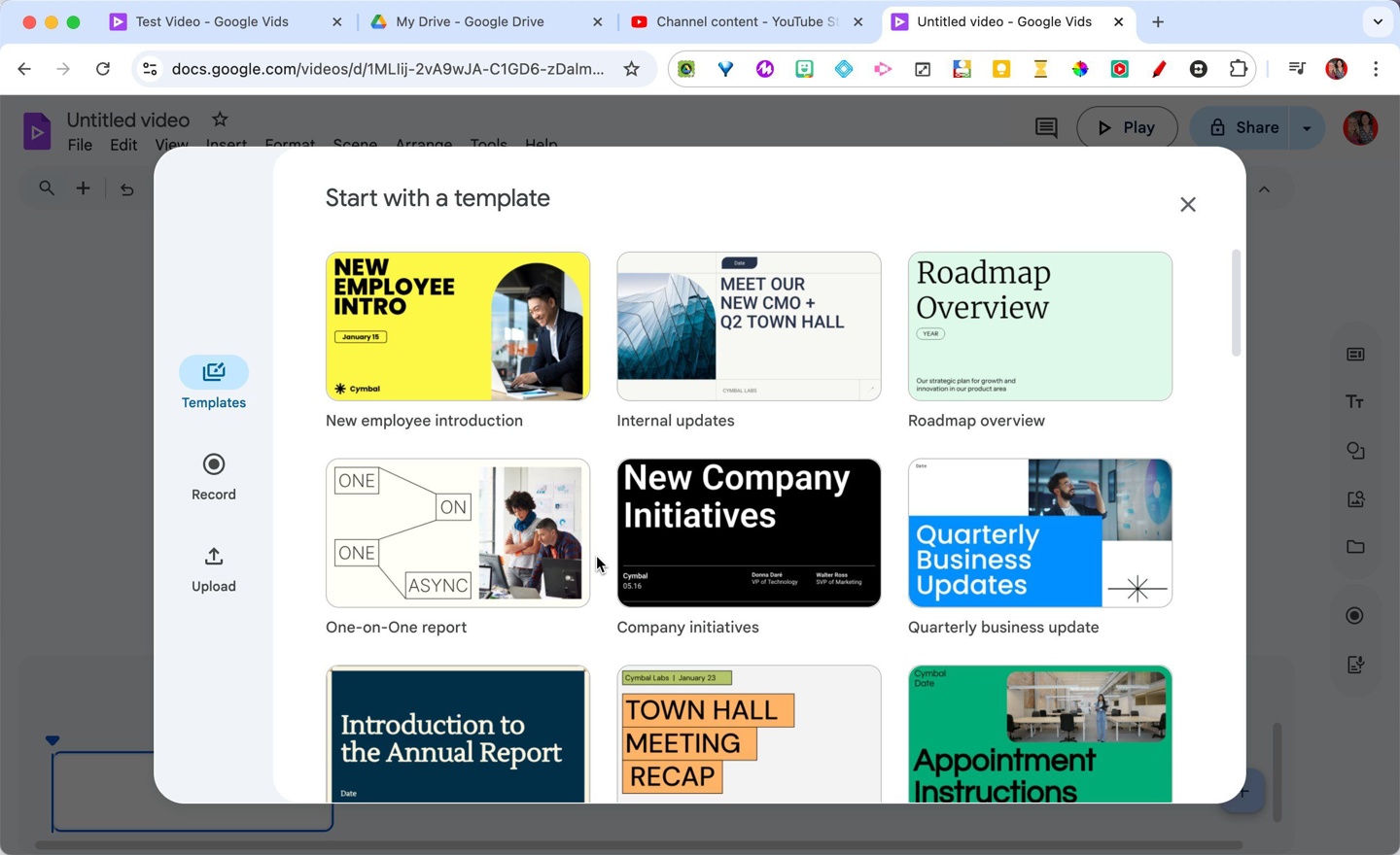 谷歌 AI 视频编辑应用 Google Vids 上线：帮你写脚本、剪片、找素材等