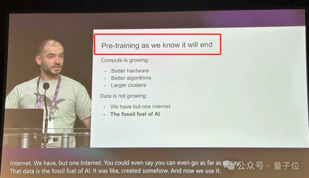 OpenAI 联合创始人 Ilya Sutskever:AI 预训练时代即将结束 OpenAI 联合创始人 Ilya Sutskever:AI 预训练时代即将结束