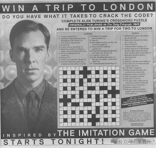 电影《模仿游戏》剧照 沃顿商学院教授发文解析 o1:能力仍有短板,「人机协同智能」或成 AGI 最重要难题