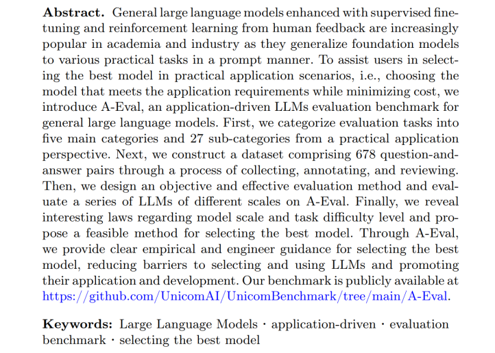 中国联通业界首次提出大模型能力边界量化基准，避免“高射炮打蚊子”情况