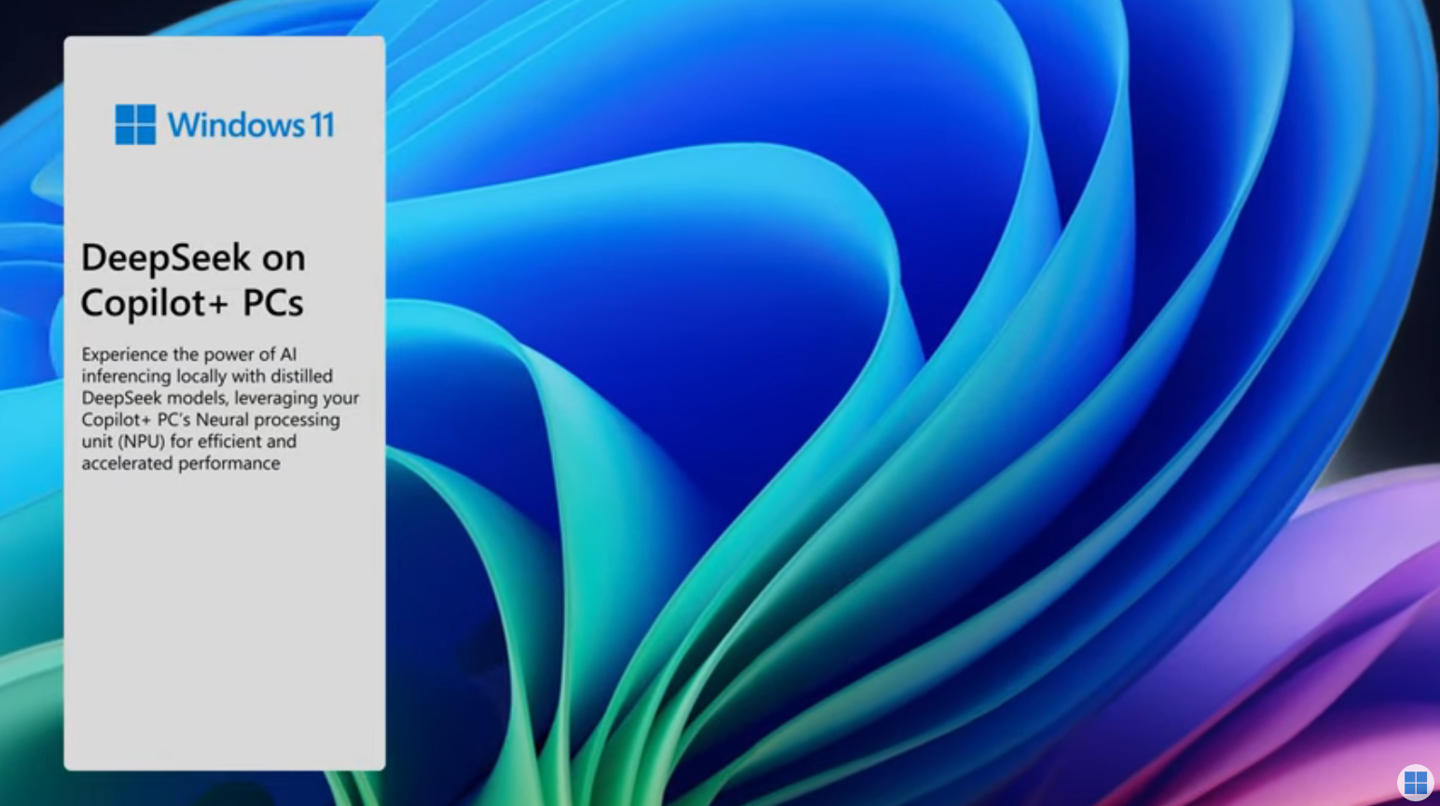 微软拥抱 DeepSeek，Copilot+ PC 本地运行 7B 和 14B 模型