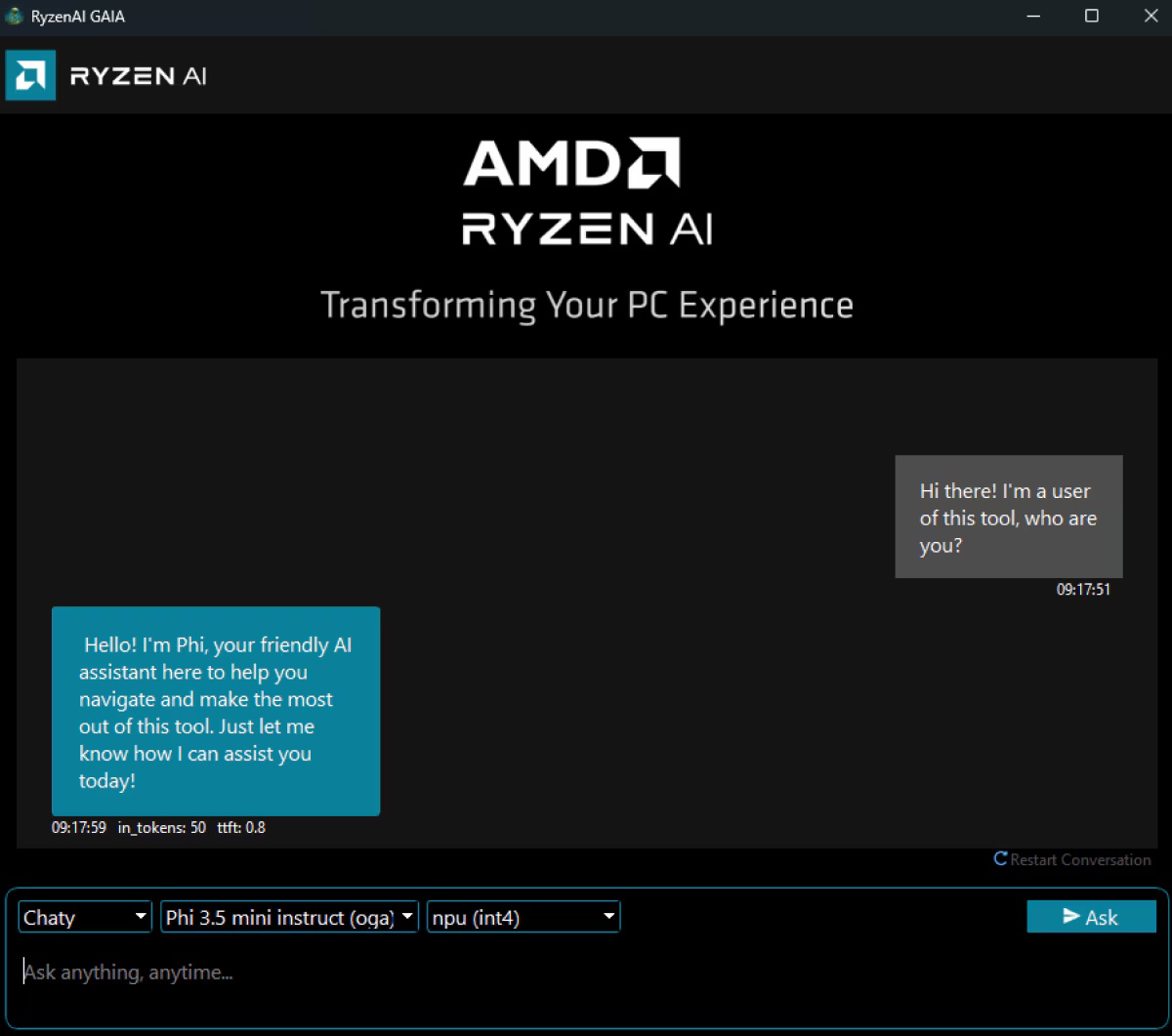 AMD 推出开源项目“GAIA”实现本地大模型高效运行：针对锐龙 AI 300 系列处理器优化，目前仅适用于 Windows