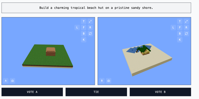 外国高三学生创建 AI 评测网站：让模型在《我的世界》里“一决高下”