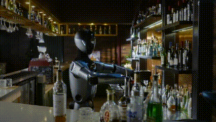 擎朗智能发布人形具身服务机器人 XMAN-R1,能够完成“点单-配餐-送餐-收餐”等长任务闭环 图片