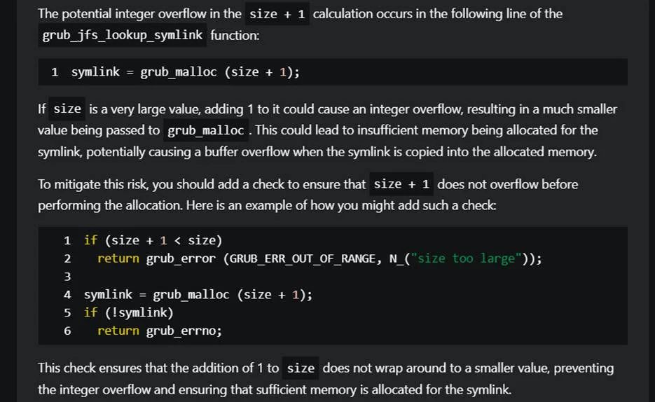 微软 Security Copilot 立功,AI 揪出三大开源引导程序 20 个关键漏洞 微软 Security Copilot 立功,AI 揪出三大开源引导程序 20 个关键漏洞