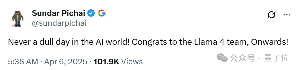 Meta LIama 4 重夺开源第一:DeepSeek 同等代码能力但参数减半,一张 H100 就能跑,还有两万亿参数超大杯 Meta LIama 4 重夺开源第一:DeepSeek 同等代码能力但参数减半,一张 H100 就能跑,还有两万亿参数超大杯