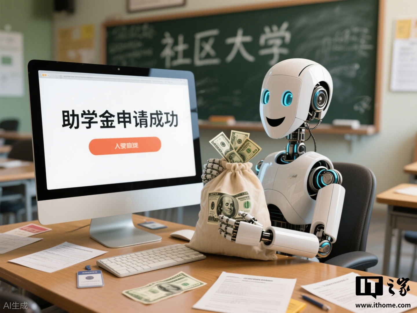 美国多所社区大学遭“机器人学生”渗透：一切行动都为了助学金