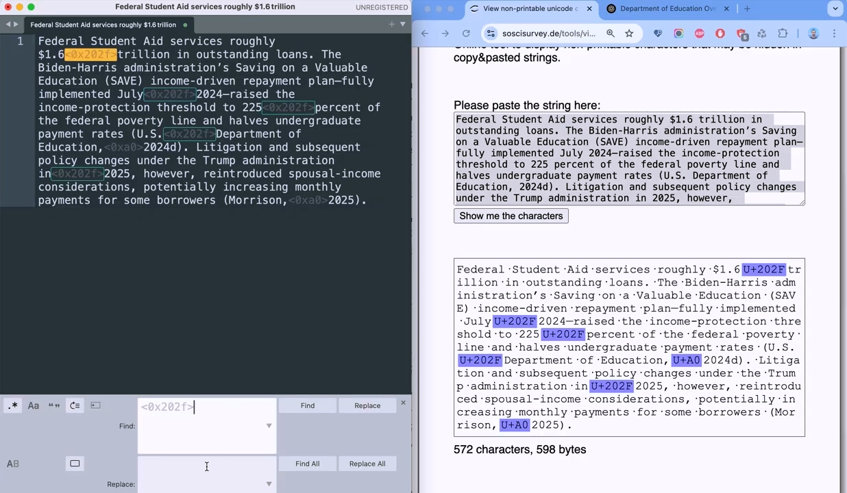 OpenAI o3 / o4-mini 模型 AI 生成文本含特殊符号，推测为隐形水印