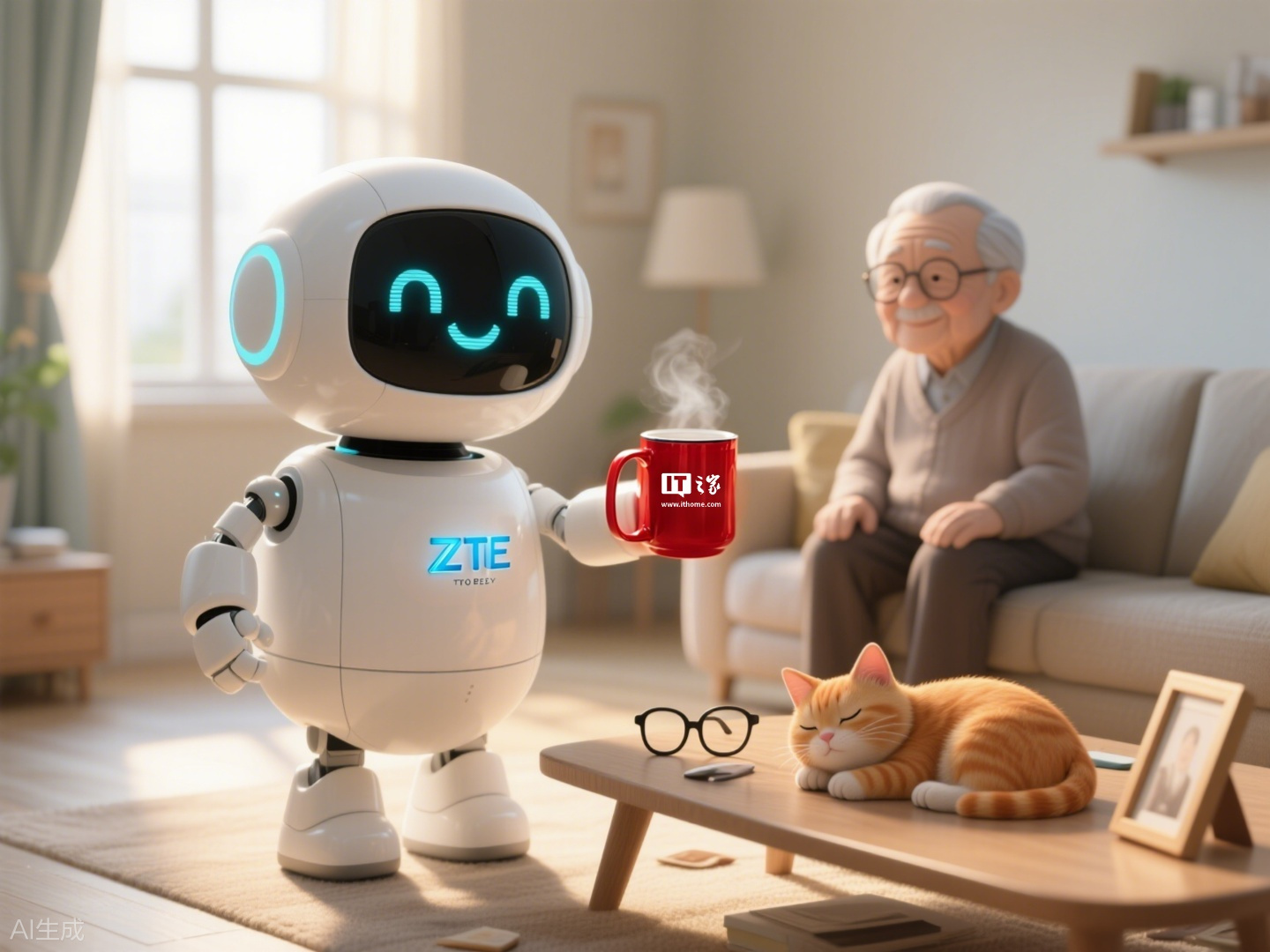 中兴通讯拟推出家庭机器人产品，将提供安全守护、情绪价值