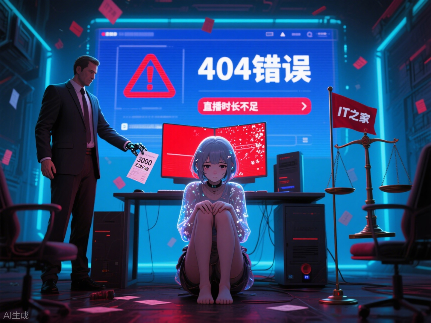 法院：提供 AI 账号招人直播构成“不完全劳动关系”