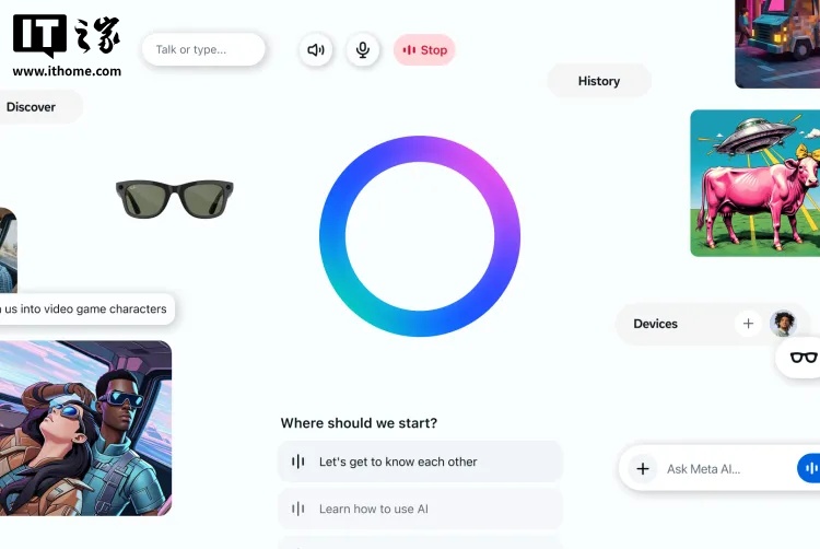 Meta 推出独立 AI 助手应用，融合社交元素挑战 ChatGPT