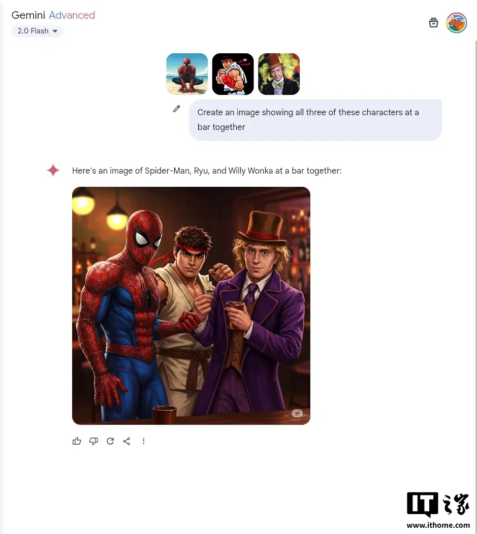 谷歌 Gemini 聊天机器人新增多图上传功能，部分用户已可体验