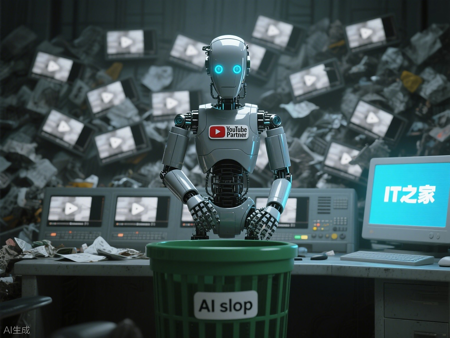 YouTube 将更新政策，打击 AI 批量生成低质内容牟利行为