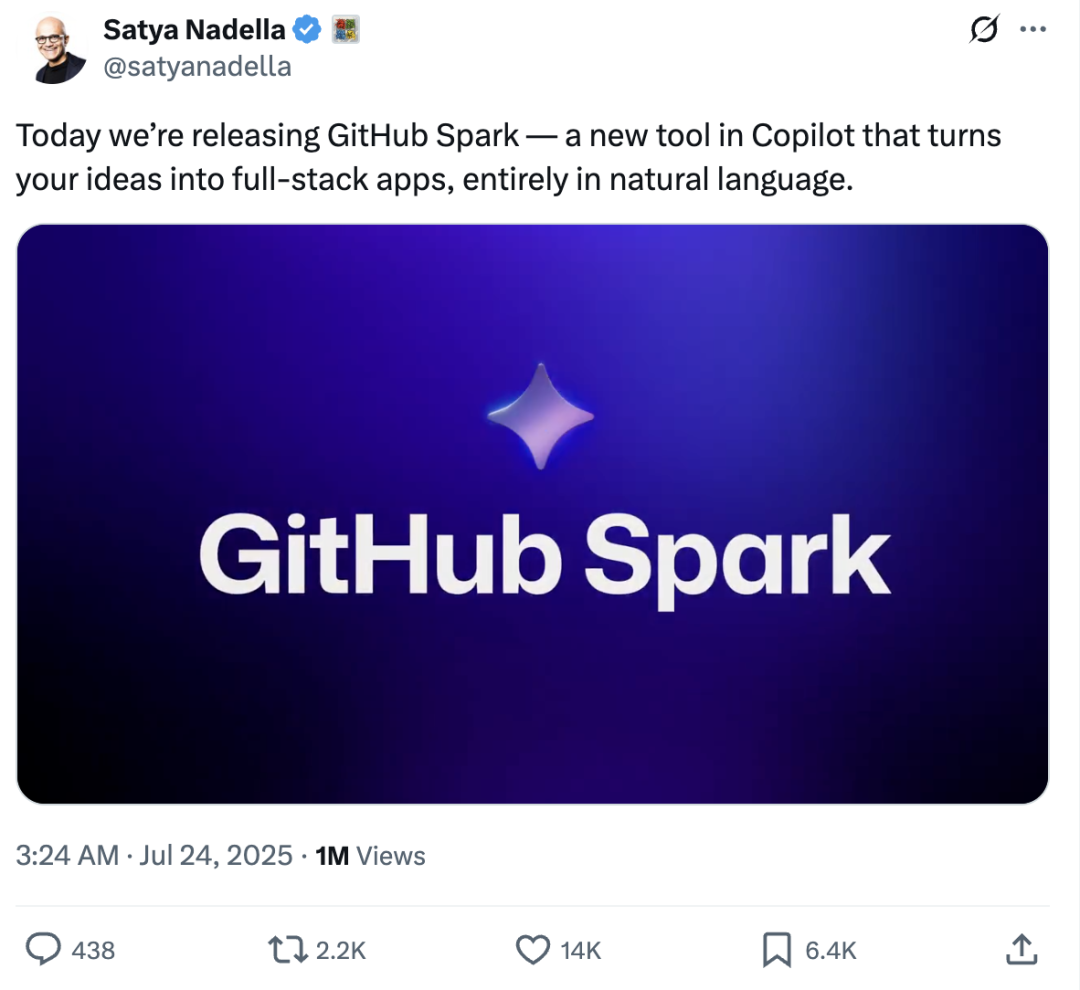 GitHub 官方版 AI IDE 公测:用自然语言写 App,全栈应用 1 分钟生成 GitHub 官方版 AI IDE 公测:用自然语言写 App,全栈应用 1 分钟生成