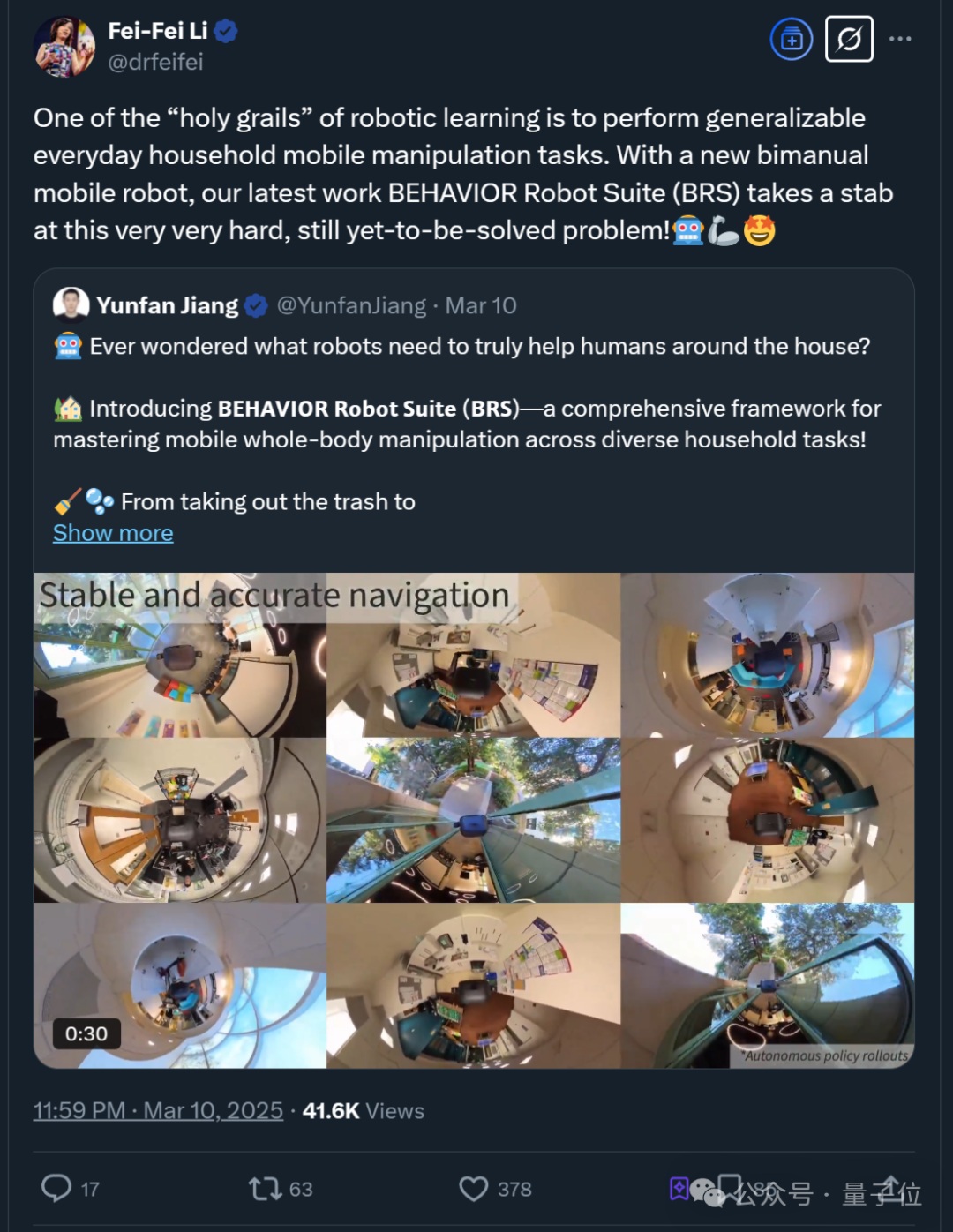李飞飞团队具身智能新作：500 美元，一切家务机器人帮你干