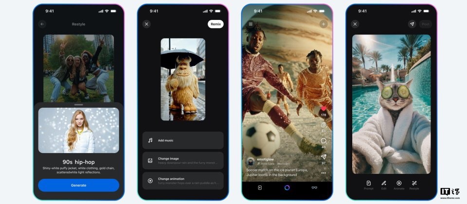 Meta 推出 Vibes 短视频应用，平台所有内容均为 AI 生成